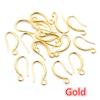 20pcs 19x10mm Rhodium Silver Gold Plated Earring Findings Earrings Clasps Hooks Fittings DIY Jewelry Making Accessories Earwire