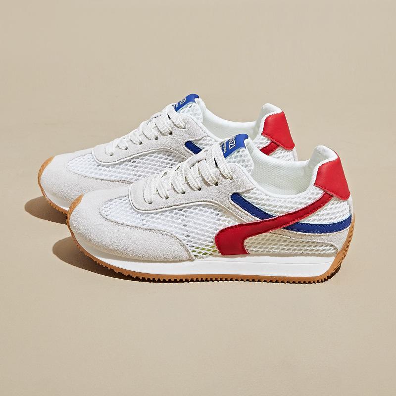 Women's Casual Sport Shoes 2026 Lightweight Soft Breathable Mesh Flats Fashion Non Slip Versatile Platform Sneakers Footwear