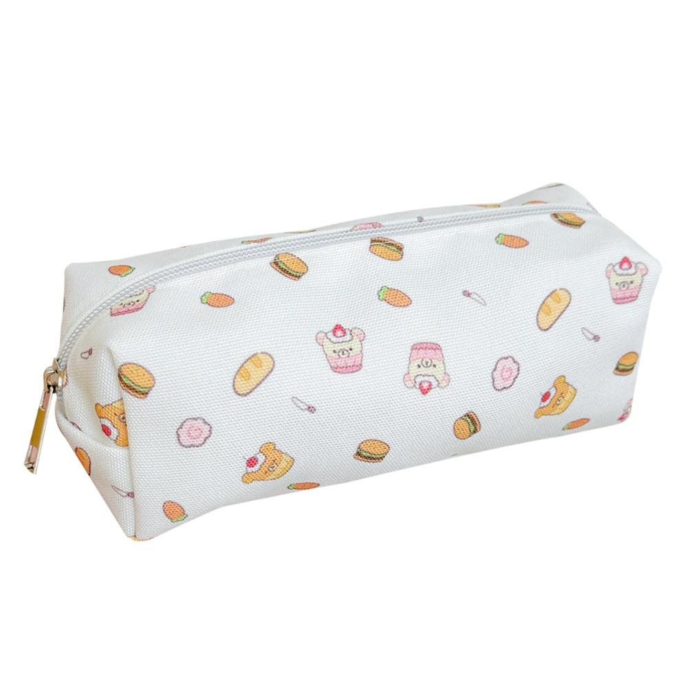 Gourmet Stationery Bag Large Capacity Pencil Case Cute Stationery Organizer  for School Office