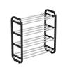 Multi-Layer Alloy Shoe Rack for Dormitory and Home Entrance Hallway