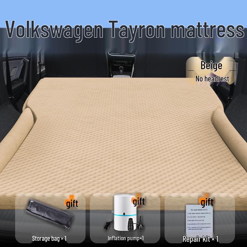 2024 Volkswagen Tayron Rear Seat Inflatable Mattress for Trunk and Sleeping Pad