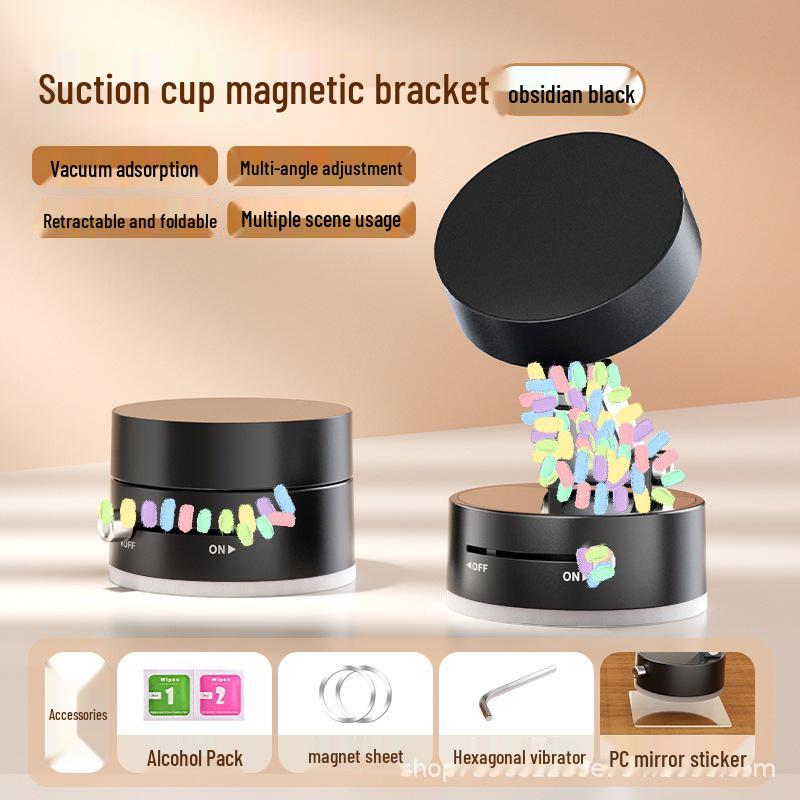 

Magnetic Car Phone Holder with 5 Suction Cups for Dashboard Navigation