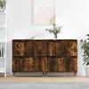 VidaXL Buffets 2 Pcs Smoked Oak Engineered Wood 3190170