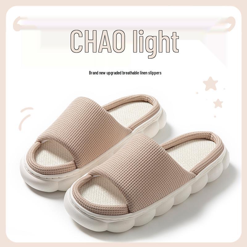 Women's Winter Non-Slip Plush Slippers - Thick-Soled, Warm Indoor Cotton Slippers