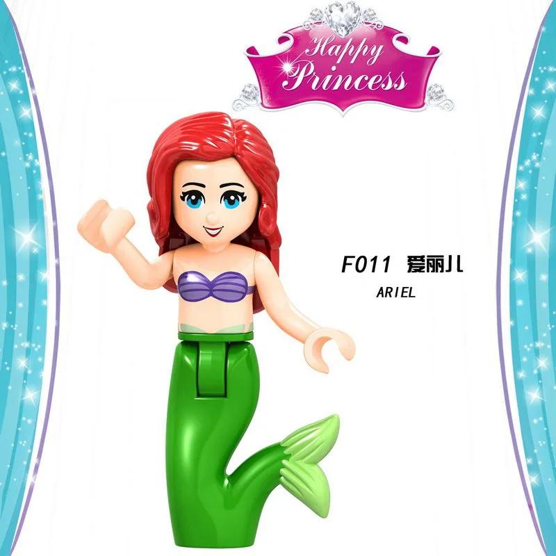 2 IN 1 SLUBAN Girl Royal Carriage Wagon Model Building Blocks Enlighten Action Figure Toys For Children