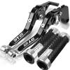 For YAMAHA DT125 DT 125 Motorcycle DT125 Lever Adjustable Brake Clutch Levers Handlebar Handle Grips 1987-2006 2005 2006