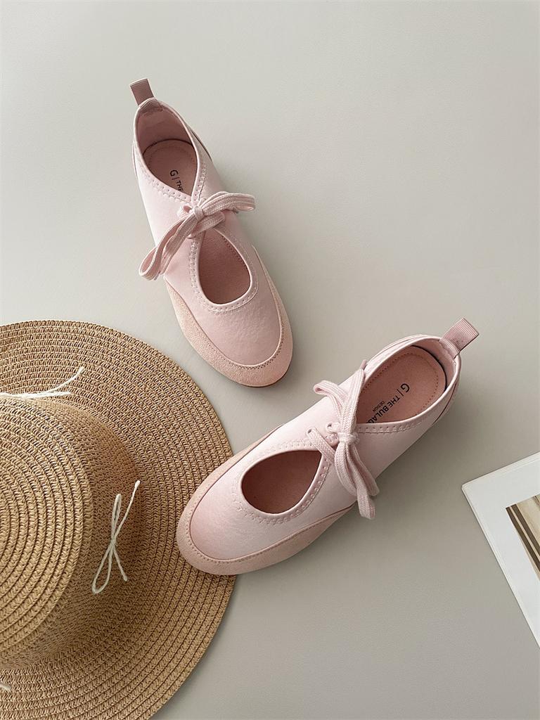 IPPEUM  Ballet Flats For Women 2025 New Round Toe Soft Ballerina Shoes