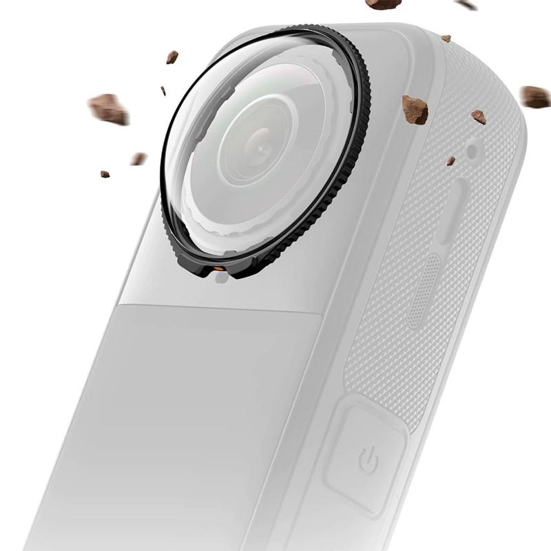 Lens Protector Cap for Insta360 X5 Premium Glass Lens Guards Scratch Proof Tempered Glass for Insta 360 X5 Camera Accessories