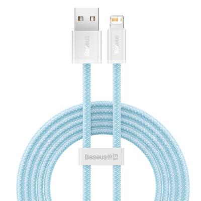 Cabo USB para Lightning Baseus Dynamic, 2.4A, 2M (Azul)