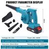 Cordless 2 In 1 Air Blower & Vacuum Cleaner With Lithium Battery Leaf & Dust Collector For Car Computer Garden Cleaning