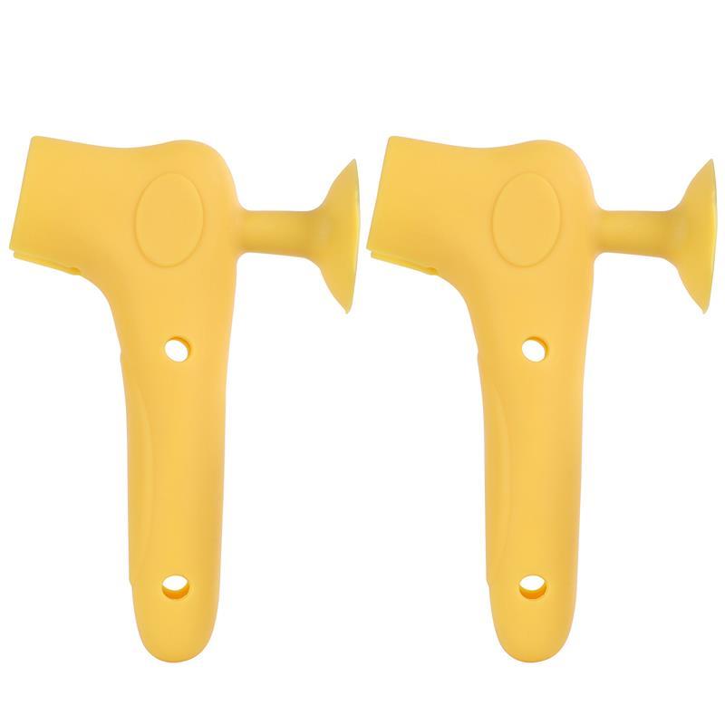 

2 шт. Перчатки Дверные ручки Ручка Защита стены Форма Накладка на дверную ручку Резиновый бампер Силикагель Защита от столкновений для дверной ручки жёлтый