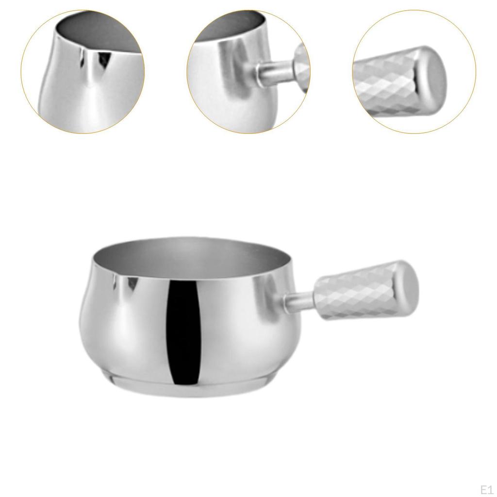 Condiment Container Dipping Bowl with Handle Round Seasoning Dish Hiking Soup for