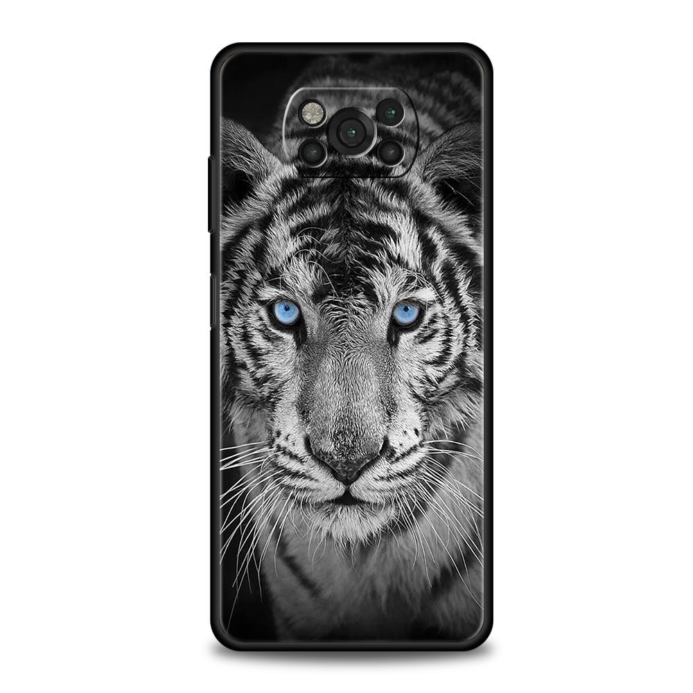 Tiger Lion Leopard Phone Case For Xiaomi Mi Poco X3 NFC M3 F4 F3 M4 X4 Pro 5G Note 10 12 Lite 11 11T 10T 11X 13 12T Pro 9T Cover