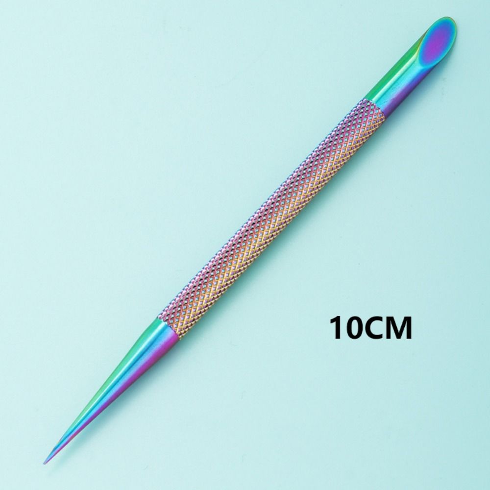 Stainless Steel Cuticle Pusher Double Ended Manicure Stick New Nail Dotting Pen  Nail
