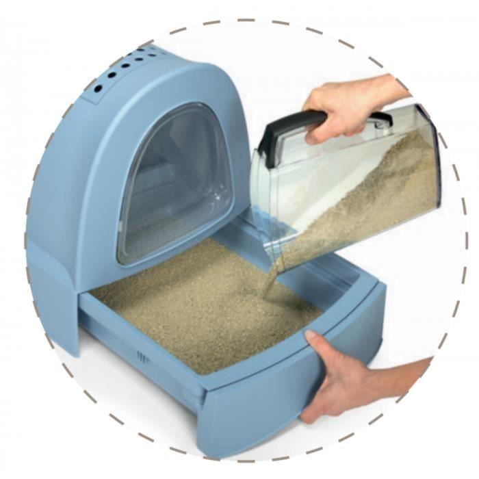 Maison De Toilette - Imac - ZUMA - Noir - Bac À Litière - Avec Tiroir - Pour Chats