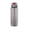 1 Liter Motivations-Wasserflasche mit Strohhalm-Mundstück Mit Zeitmarkierung Auslaufsichere Sport-Wasserflasche Für Fitnessstudio Camping Tour