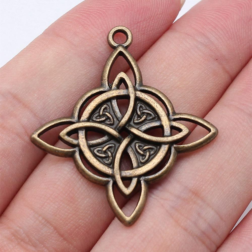 Charms Celtic Talisman Amulet Pendants Wedding Jewelry Findings QC025