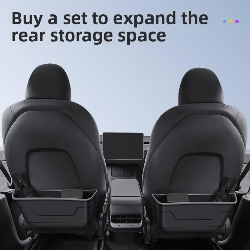 Car Sticker Hot For Tesla Model 3 Model 3 Y Juniper Highland Seat Backrest Storage Box Convenient Trash Car Accessories Tools Mo