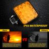 48w 16LED High Intensity Dust Proof Working Light Spotlight Truck Off Road Tractor IP65 Waterproof 1200LM 12V 24V LED Work Light
