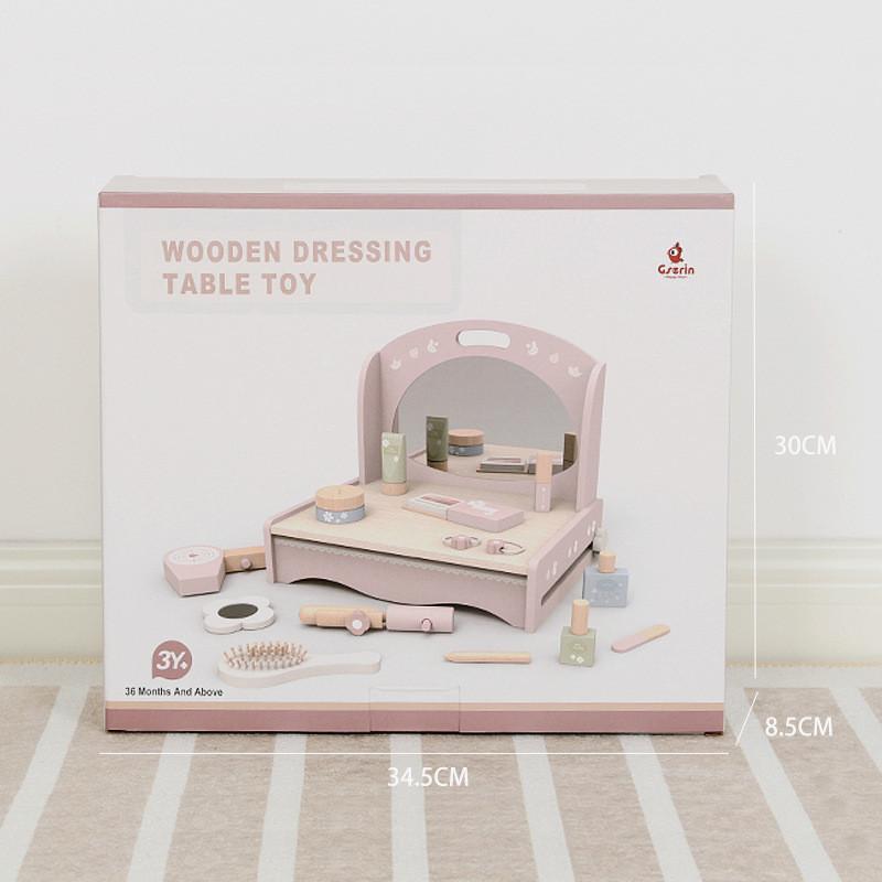 Up Wooden Dress Set Nordic Design Kids Creative Role Play Parent Engagement