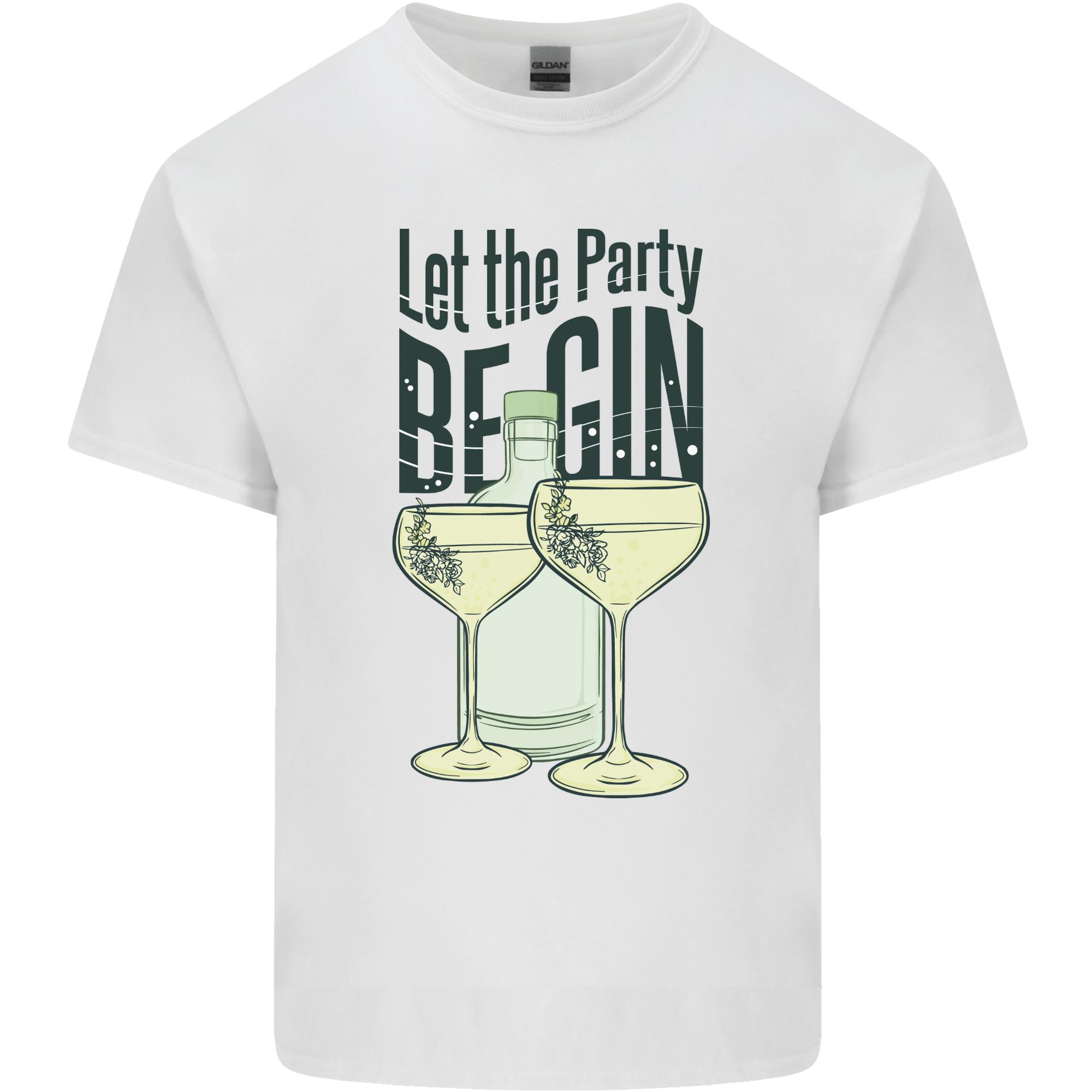 Let the Party be Gin Funny Alcohol Unisexs Light Cotton TShirt S