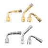 45/90/135 Degree Angle Brass Motorcycle Bent Valve Adaptor Tyre Tube Valve Extension Adapter for Car Truck Motorcycle Cycling Accessories