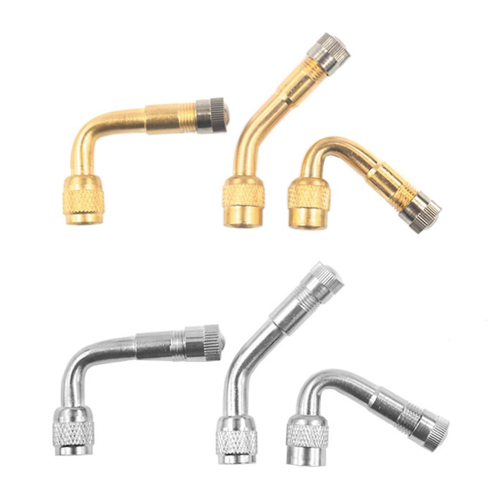 45/90/135 Degree Angle Brass Motorcycle Bent Valve Adaptor Tyre Tube Valve Extension Adapter for Car Truck Motorcycle Cycling Accessories