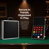 Metal Latches Billiard Ball Storage Box Hard Shell Protective Cover  Snooker Accessory Storage