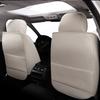 5-Seat Car Seat Cover Set, Full Car Seat Cushion Linen Car Seat Cover, All-Season Car Seat Cover Set, Compatible with Five-Seat Vehicles