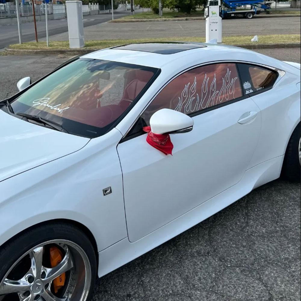 52cm X152/300/600cm New Red Chameleon VLT 85% Windscreen Foil Car Side Windshield Protection Solar Sunroof Tinting Film UV Proof