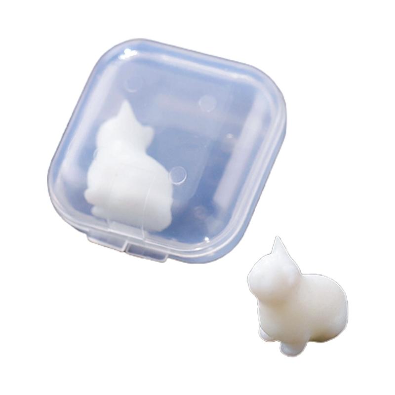 3D Diy Crystal Epoxy Material Filling Enclosed Simulation for Cat Model Micro Landscape Sitting for Cat Material Accesso