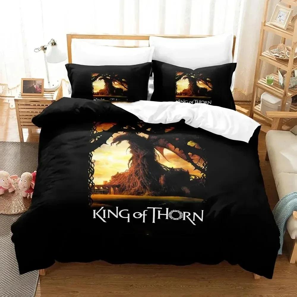 

Comforter 3D Print Game King Of Thorn Bedding Set Bed Set Comforter King Queen Size Boys Adult Bedding Comforter (quilt)-EU Single(135*200cm)3pcs