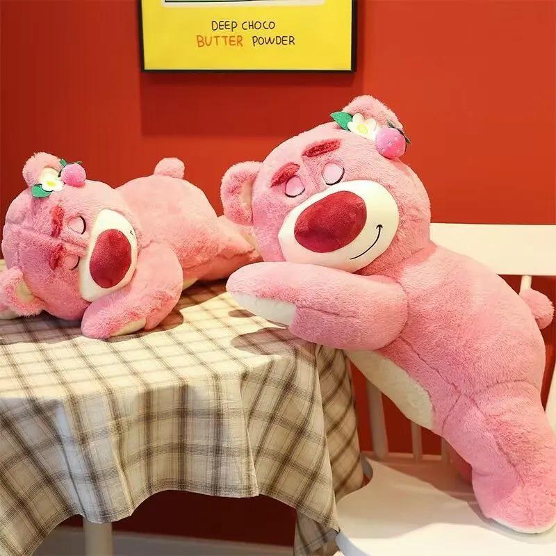 Lotso Pink Plush Gloomy Bear Pillow Cushion – Cute Gift for Girlfriend's Birthday