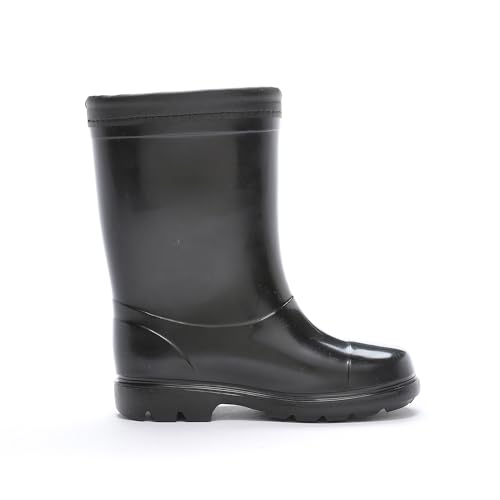Moonstar RB C65 Kids' Rain Boots, Made in Japan, T-Black, 20.0 cm, 2E