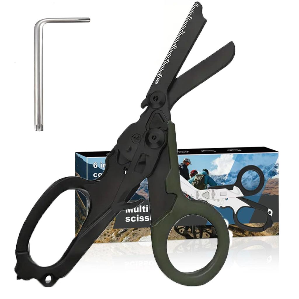 Leatherman Raptor Tactical Scissors and Pliers with K Sheath, Black/Yellow.