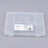 23.5*16.5cm Transparent Car Model Storage Box 10 Grids Toy Dustproof Organizer Case For Diecast Vehicles And Models