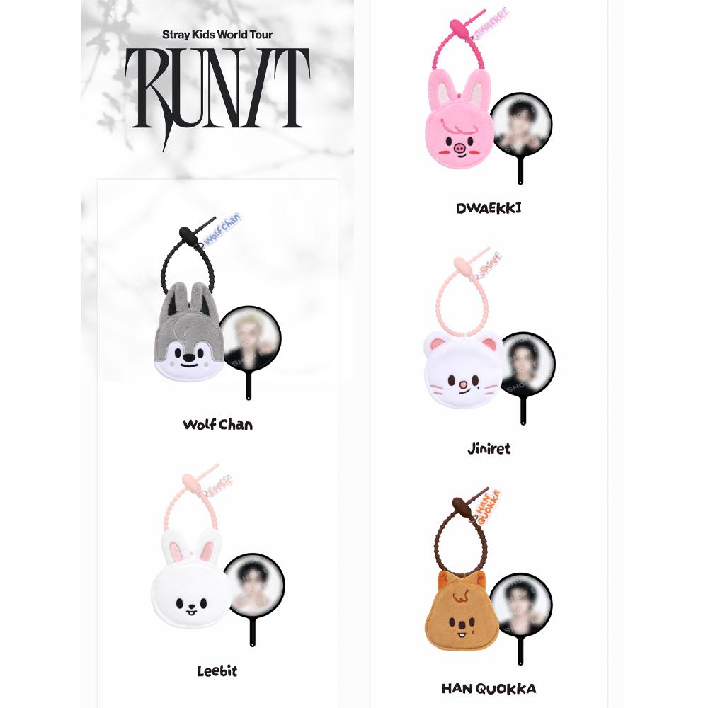 [PRE-ORDER] SKZOO PLUSH MINI PICKET KEYRING Stray Kids World Tour RUN IT MD