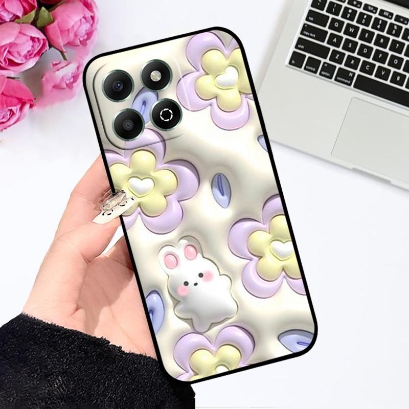 For Honor X6b Case JDY-LX1 Color Printing Shockproof Phone Cover For Huawei Honor X6b Funda Shell JDY-LX2 Soft Silicone Coque
