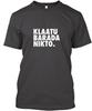 Klaatu Barada Nikto - Premium T-Shirt Hergestellt in den USA Größe S bis 5XL Unisex T-Shirt