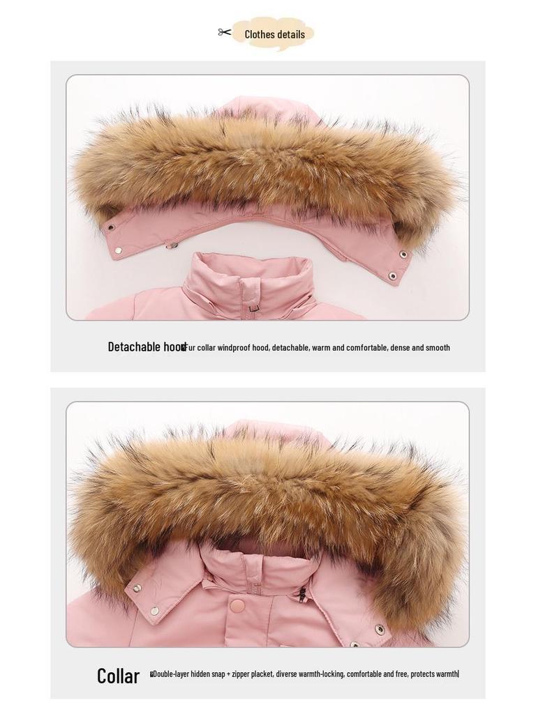 Europäischer & Amerikanischer Stil Kinder Verdickter Winter Daunenanzug für 1-5 Jährige Mädchen & Jungen