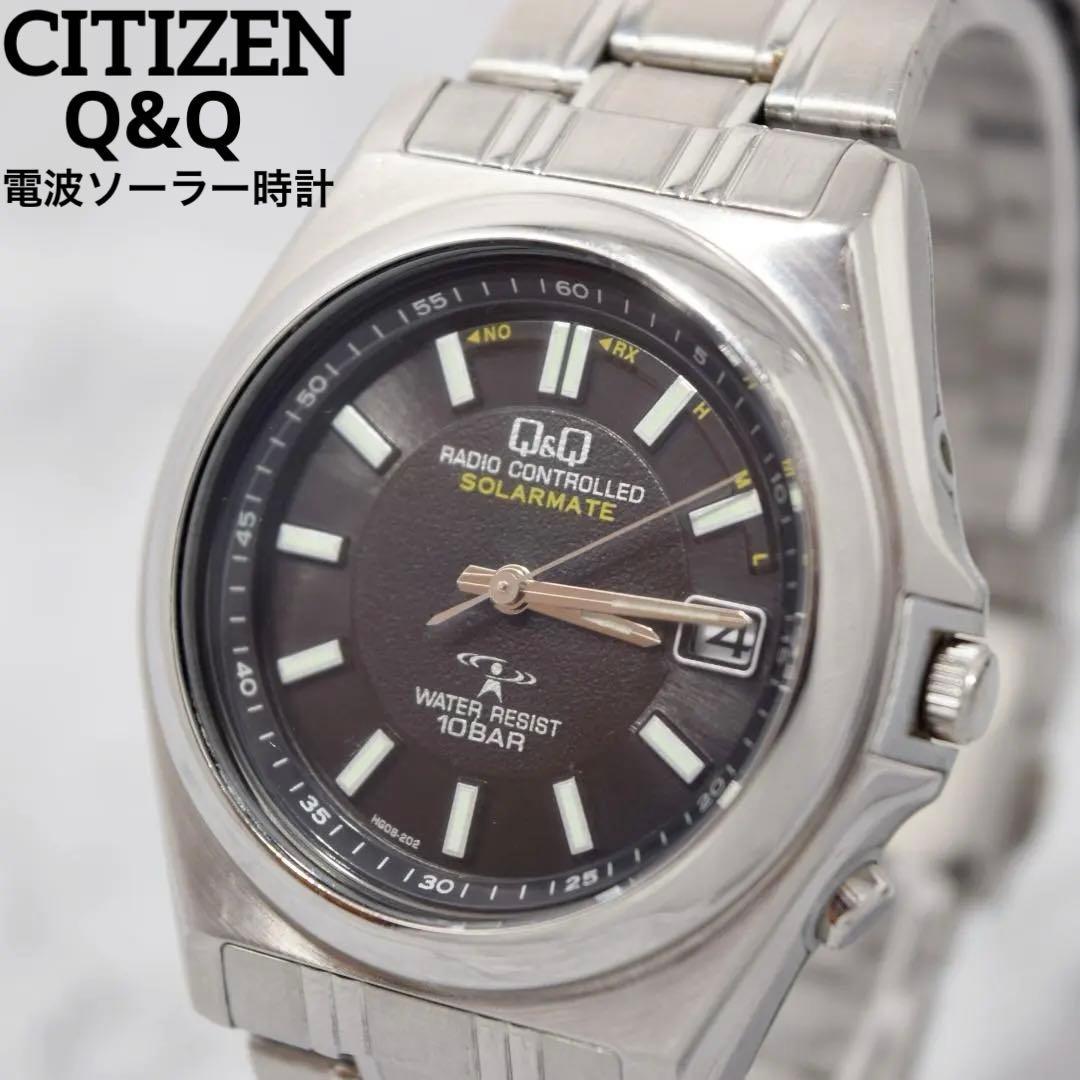 Used Good condition CITIZEN Citizen Q&Q radio solar watch