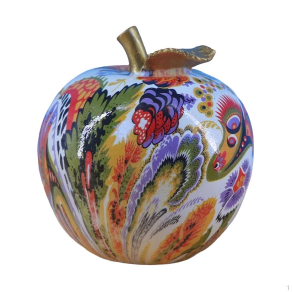 Figurine de Pomme, Sculpture de Fruit Artistique, Ornement Décoratif Moderne en Résine, Créative,