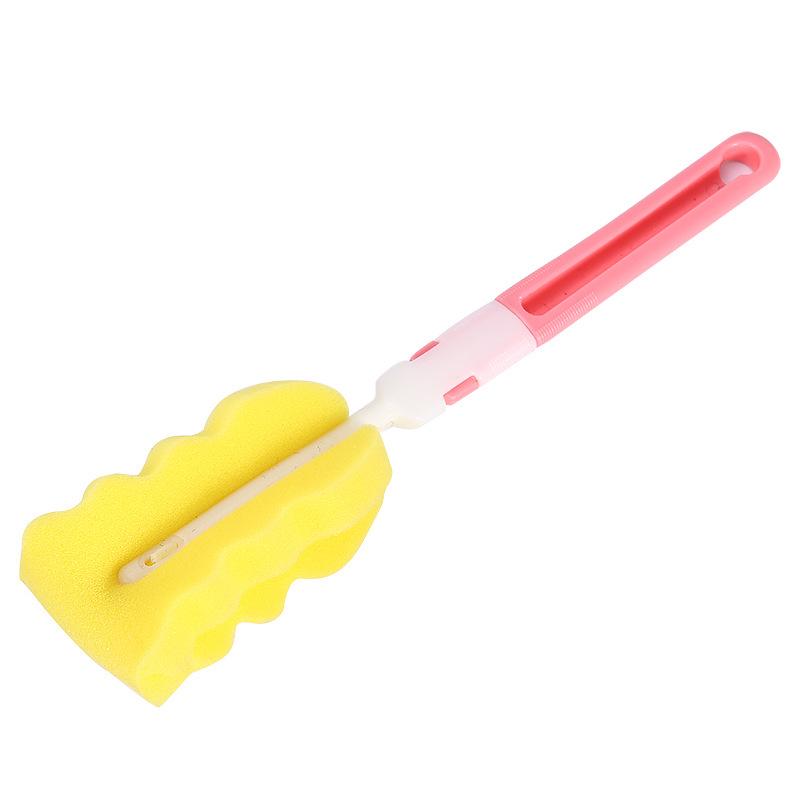 Detachable Long Handle Sponge Brush for Glass Cups and Baby Bottles