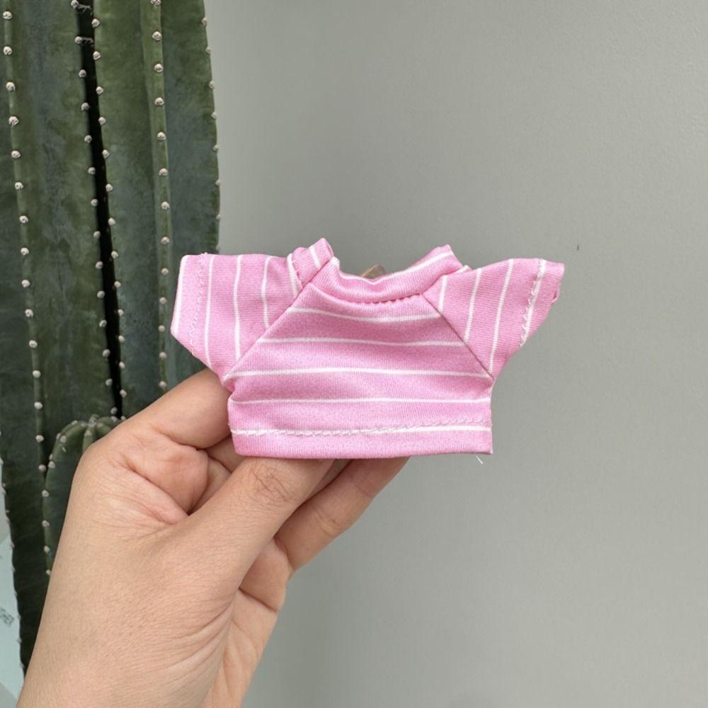 

Accessories Casual Wear T-shirt Stuffed Dolls Toys for 15cm Cotton Doll For 15cm Cotton Dolls рожевий