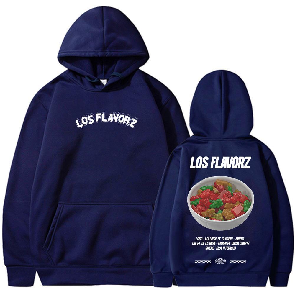 Rapper Dei V LOS FLAVORZ 2025 Album Merch Hoodies Männer Frauen Kleidung Hip Hop Pop Musik Langarm Sweatshirt Übergroßer Pullover