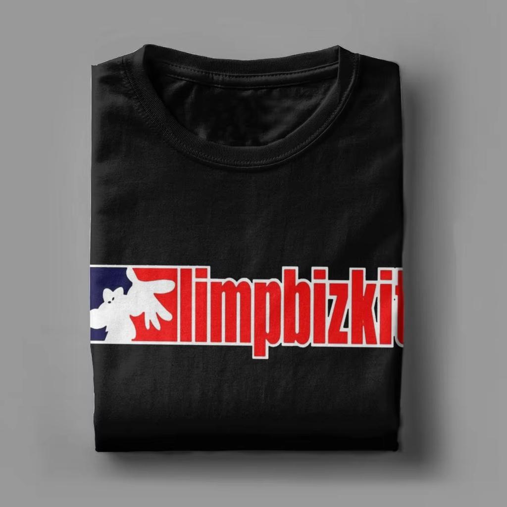 Men T-Shirts Amazing of Limp Bizkit Is An American Rap Rock Vintage Cotton Tee Shirt Short Sleeve T Shirts Crewneck Clothing