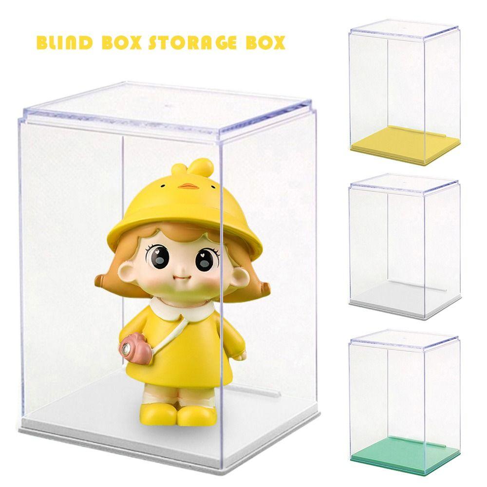 Ručně vyráběné figurky Displej Průhledný stojan Praktický výstavní box Make-up