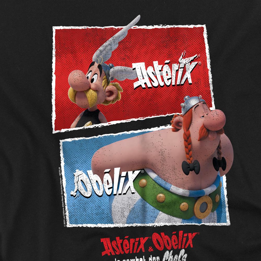 Asterix Unisex Adult Heroic Boxes Long-Sleeved T-Shirt