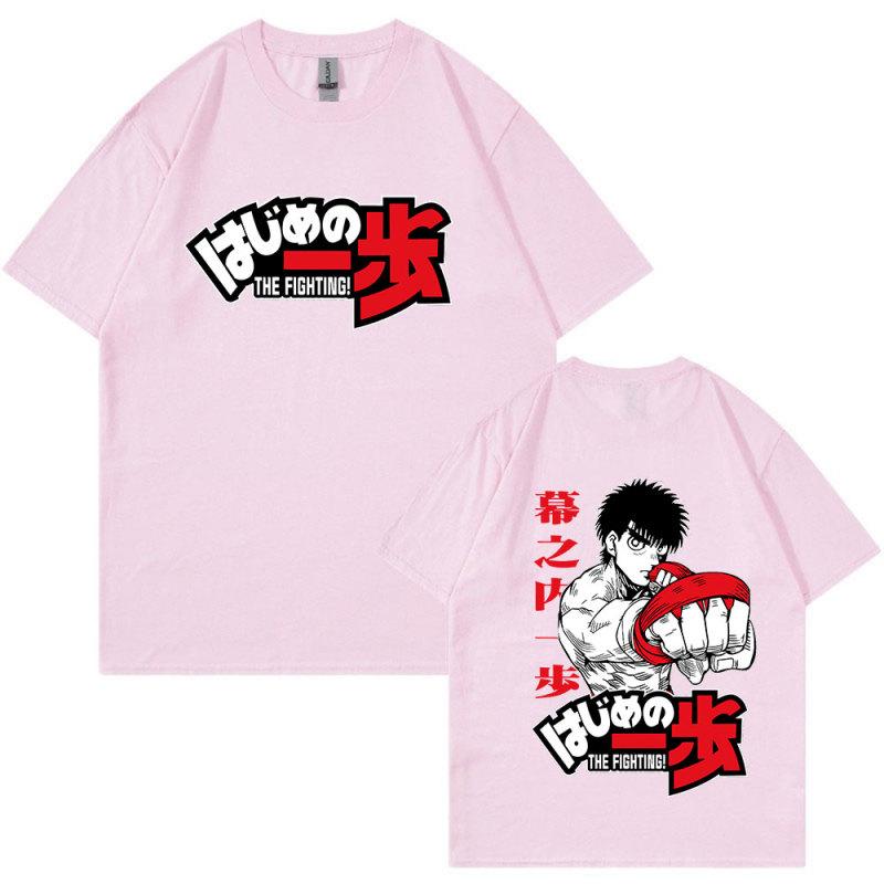 Tricou Anime Hajime No Ippo Kamogawa Box pentru gimnastică Manga Makunouchi Takamura Fighting KGB Print T-shirt cu mânecă scurtă
