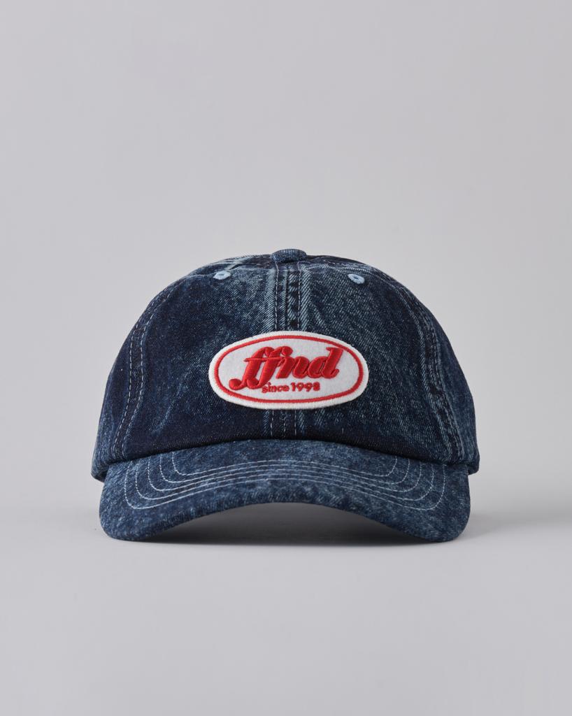 HUMAN N CAT Found Vintage Wappen Ball Cap [Indigo Blue]